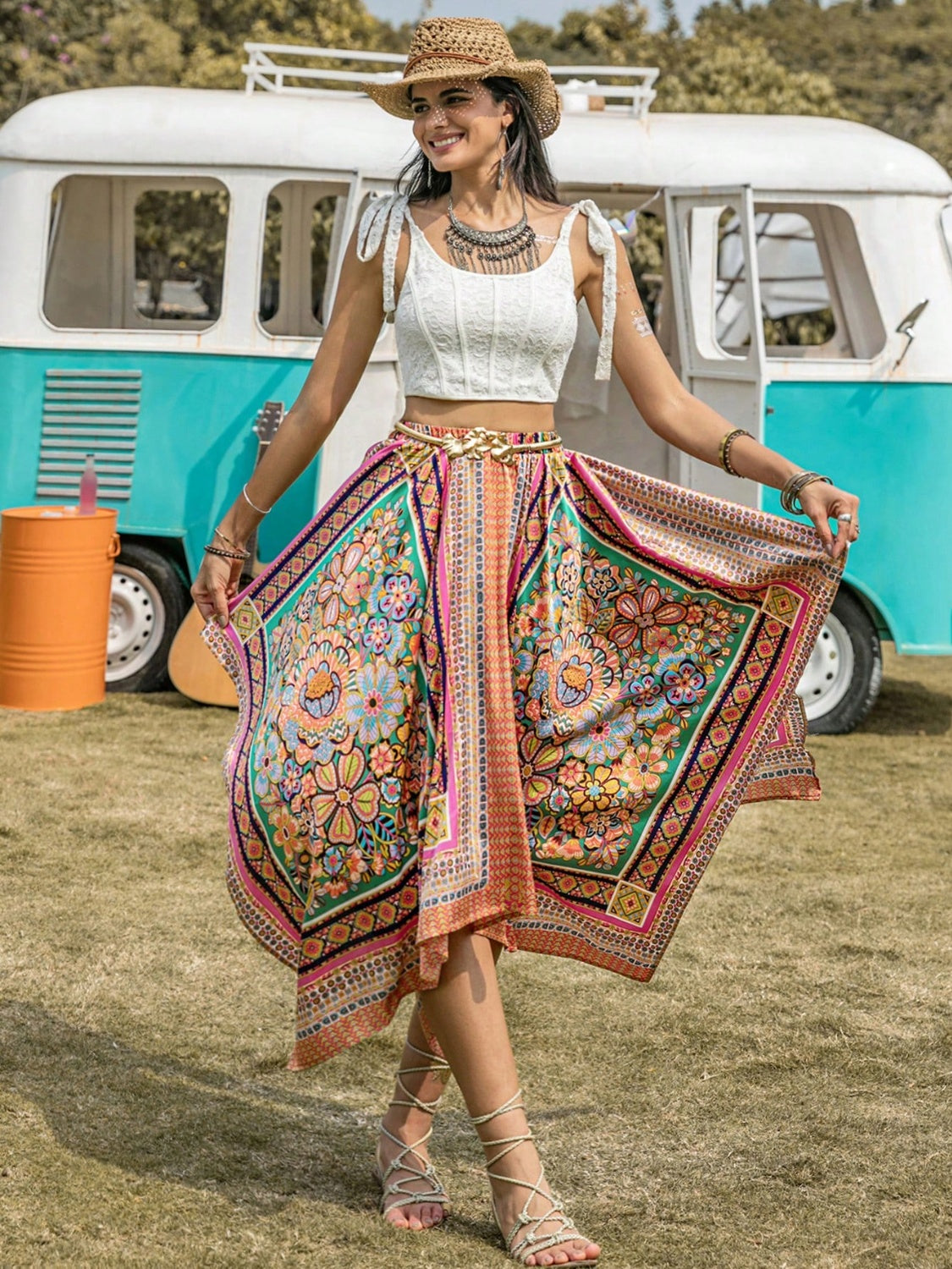 Go With the Flow Handkerchief Skirt - Opal Chic Boutique