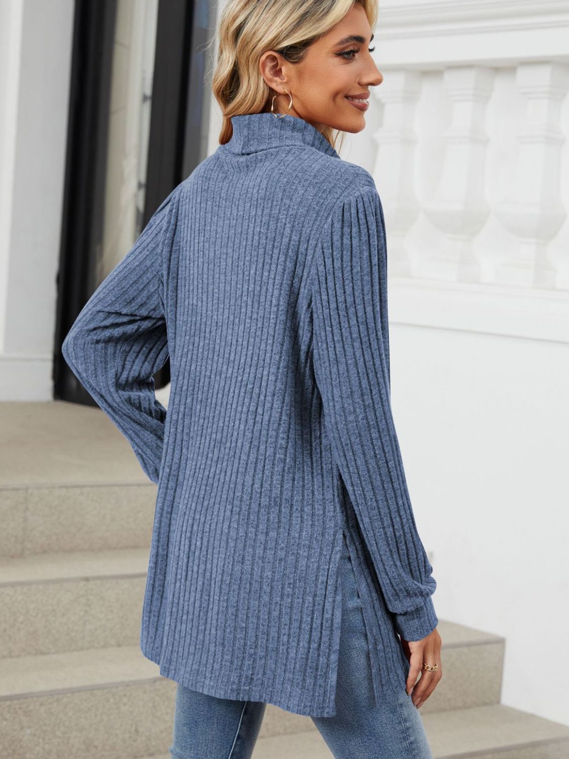 Classic Pocketed Oversized Sweater - Opal Chic Boutique