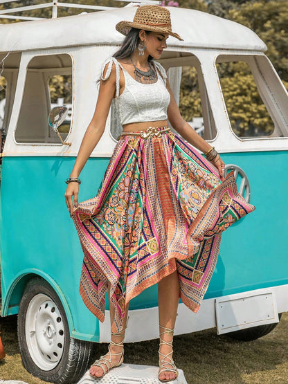 Go With the Flow Handkerchief Skirt - Opal Chic Boutique