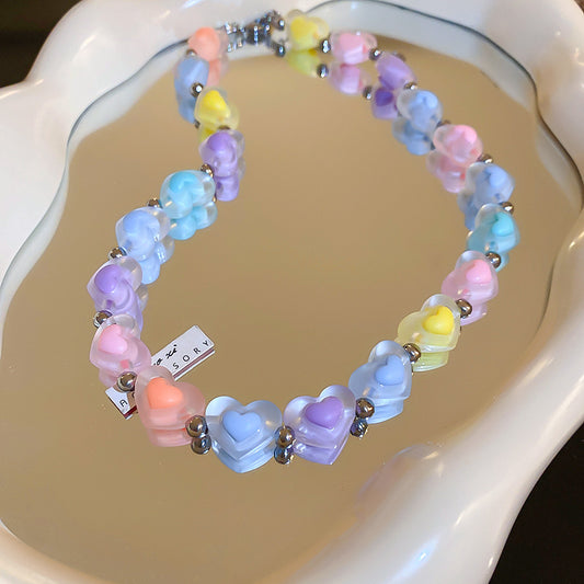 Colorful Sweetheart Necklace