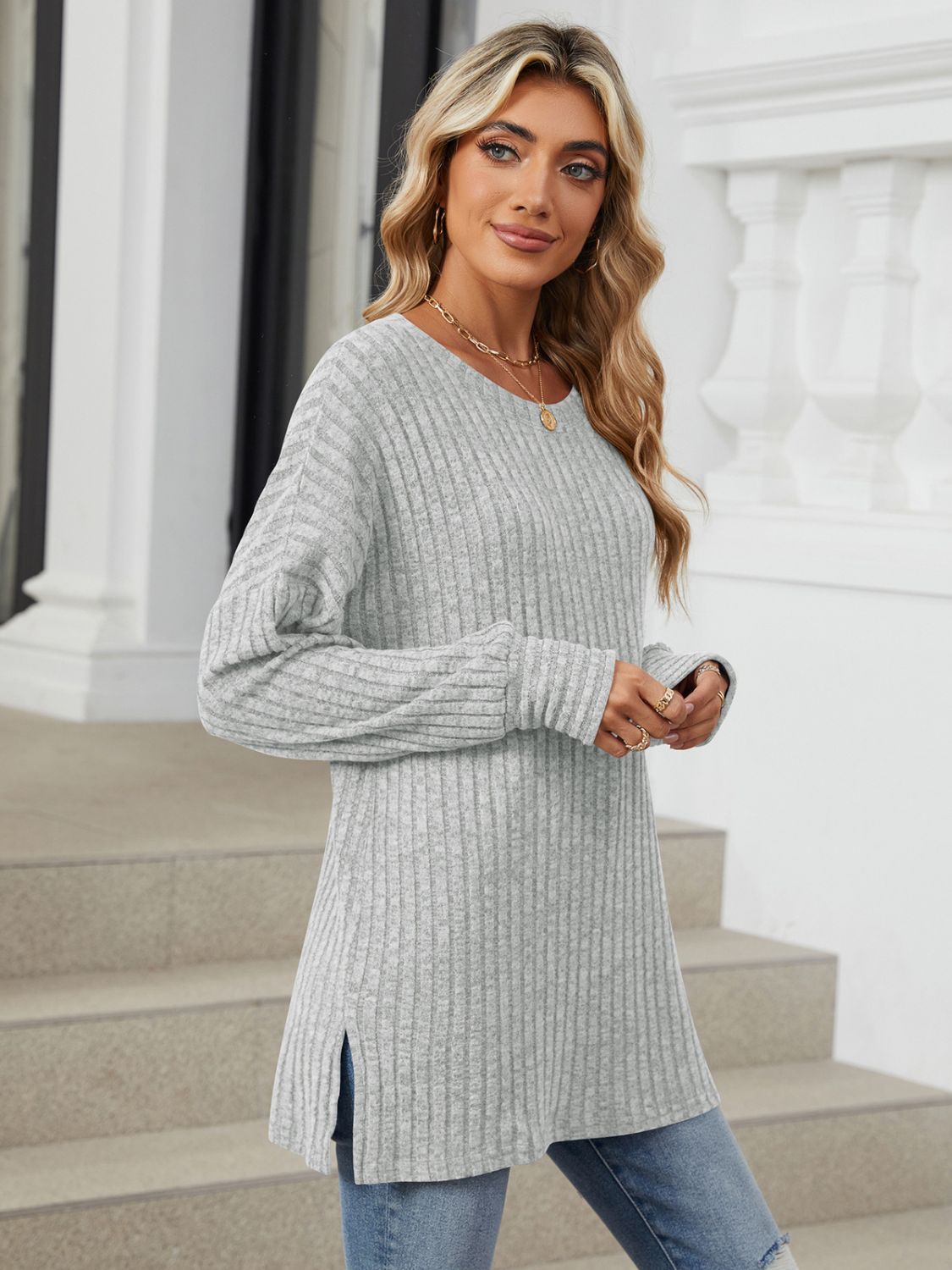 Classic Oversized Long Sleeve Shirt - Opal Chic Boutique