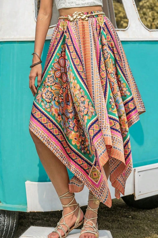 Go With the Flow Handkerchief Skirt - Opal Chic Boutique