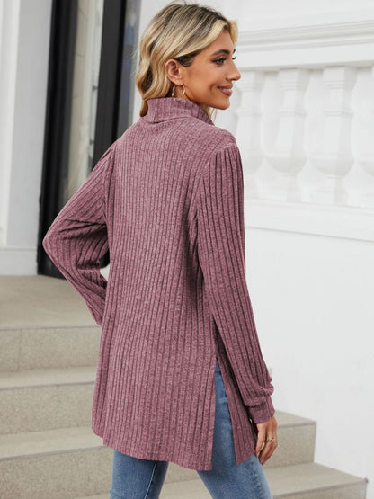 Classic Pocketed Oversized Sweater - Opal Chic Boutique