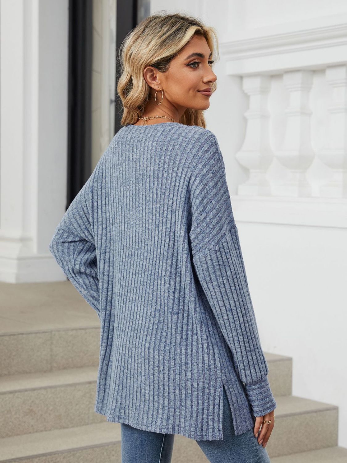 Classic Oversized Long Sleeve Shirt - Opal Chic Boutique