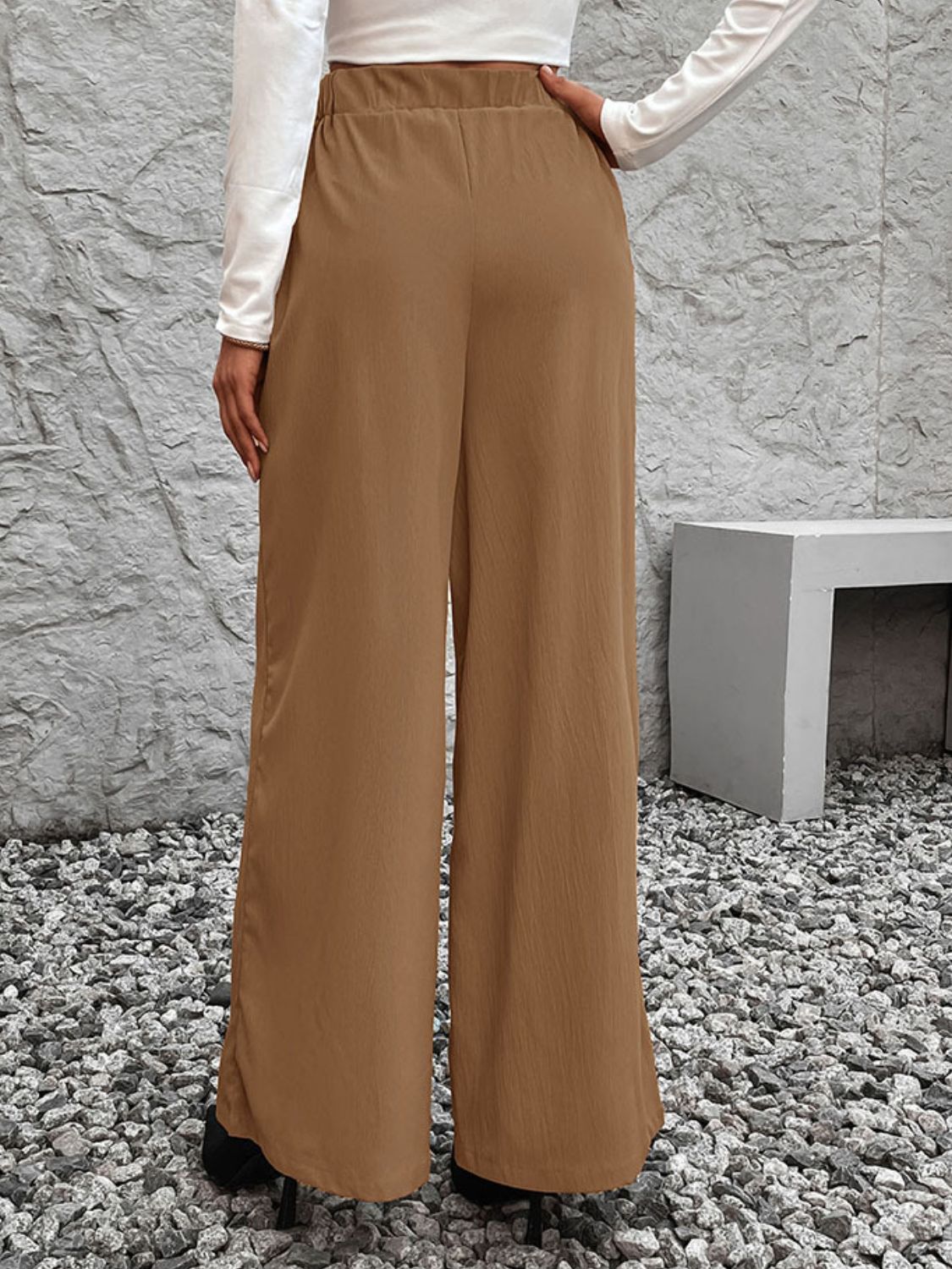 Boss Lady Wide Leg Pants - Opal Chic Boutique