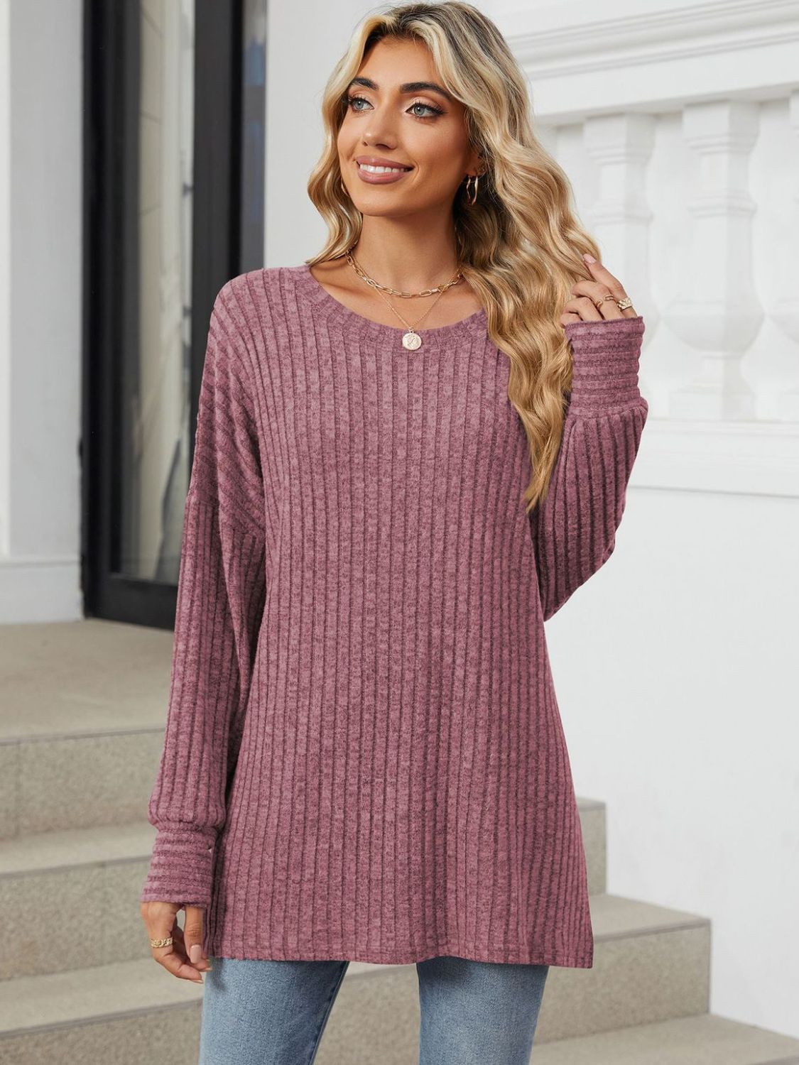 Classic Oversized Long Sleeve Shirt - Opal Chic Boutique