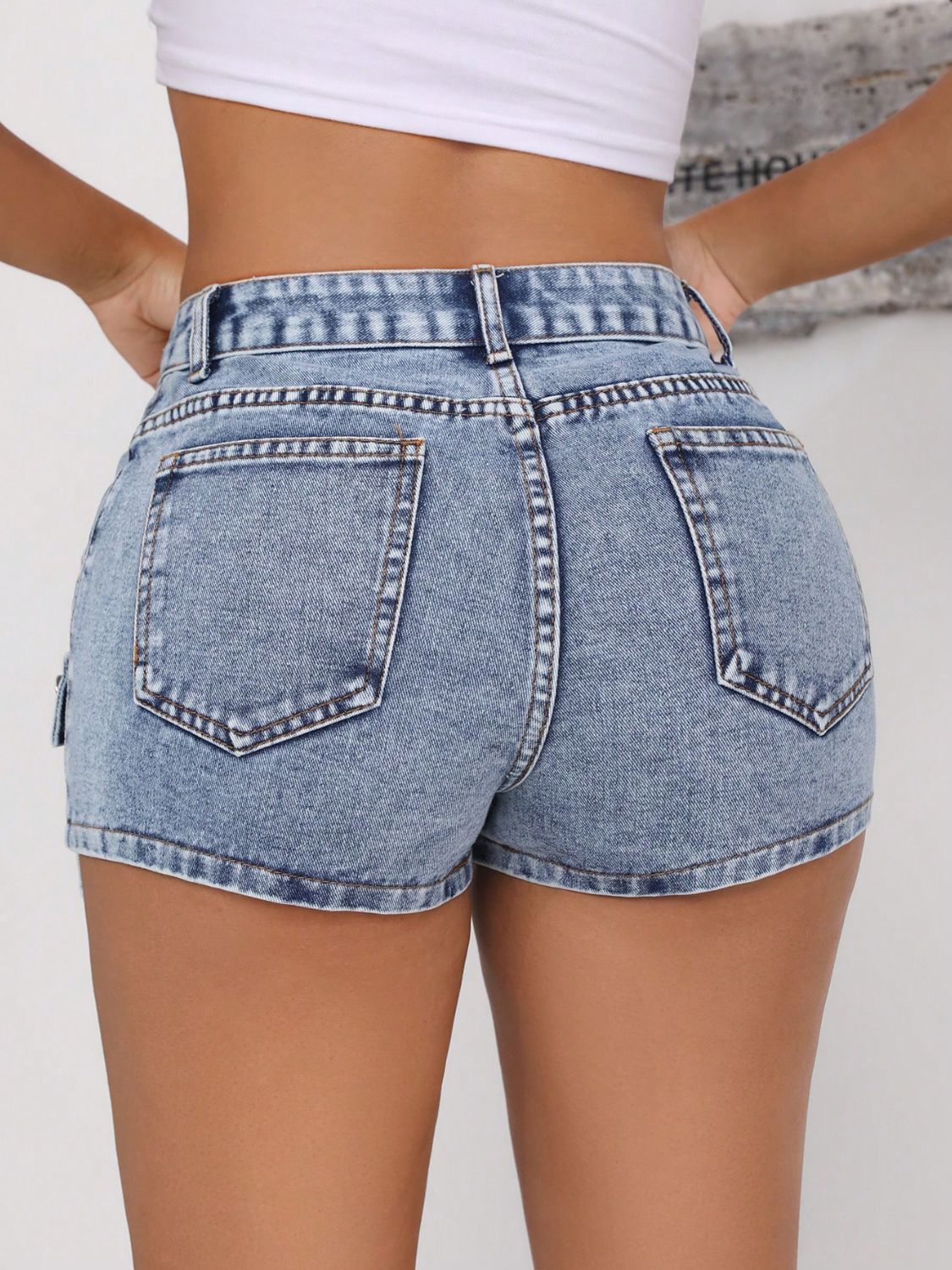 Mid-Rise Denim Shorts - Opal Chic Boutique