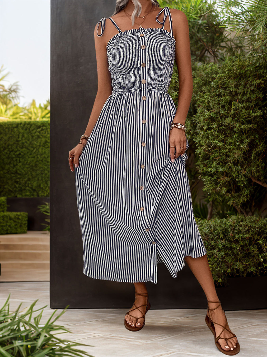 Picnic Perfect Midi Dress - Opal Chic Boutique