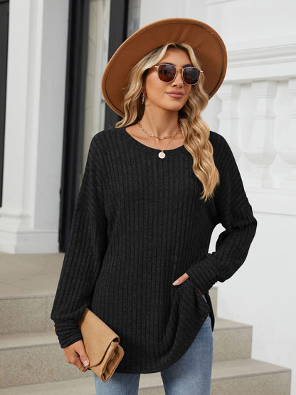 Classic Oversized Long Sleeve Shirt - Opal Chic Boutique